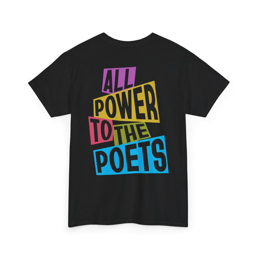 All Power to the Poets Black Tee